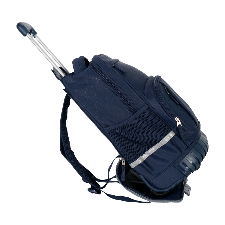 Mochila Escolar Elf 2026 1 Division Azul con Carro Art.I6460B
